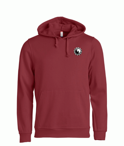 Sudadera Burdeos Clique con Logo Oficial – Ajedrez Sevilla