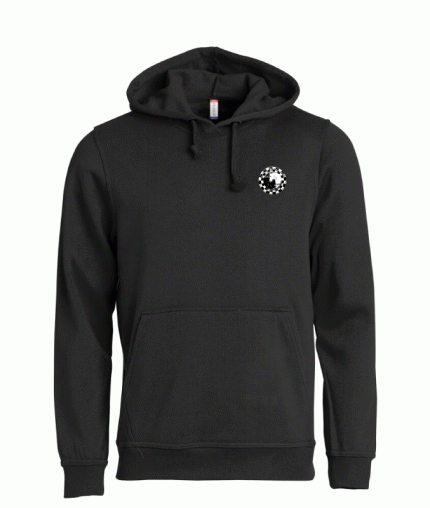 Sudadera Negra Clique con Logo Oficial – Ajedrez Sevilla
